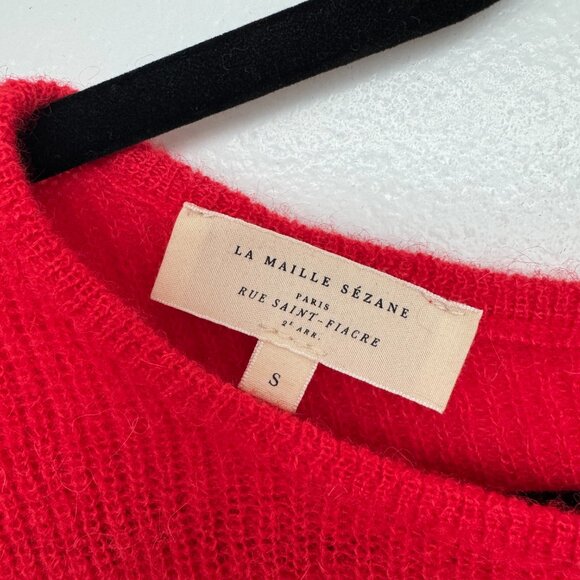 Sezane Gaspard Cardigan in Red (Small) - Picture 6 of 6